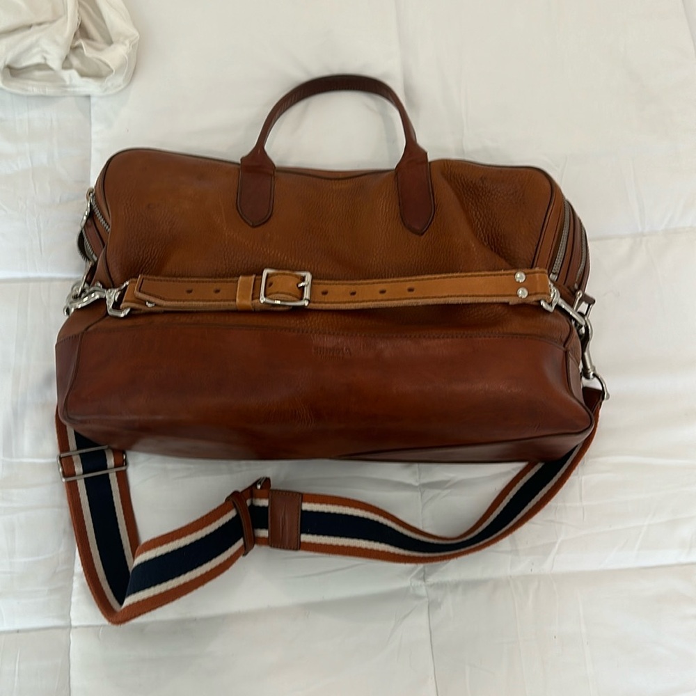 Shinola Canfield leather double brief